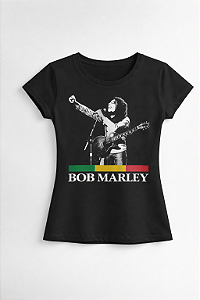 Camiseta do rei do reggae Bob Marley