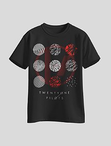 Camiseta da banda Twenty One Pilots (21 Pilots)