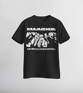 Camiseta da banda Rammstein