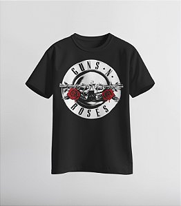 Camiseta da banda Guns N Roses