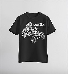 Camiseta da banda Gorillaz