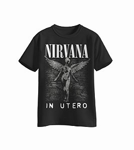 Camiseta da banda Nirvana Look Nirvana In Utero