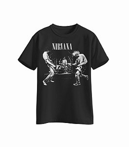 Camiseta da banda Nirvana Look Nirvana Concert