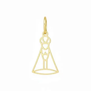 Pingente de Nossa Senhora Aparecida ouro 18K XI
