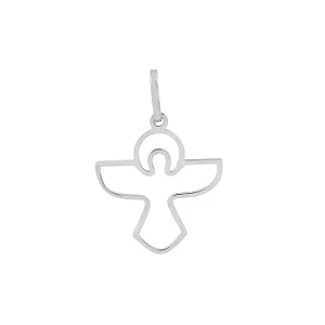 Pingente Dívino Espírito Santo de ouro branco 18k