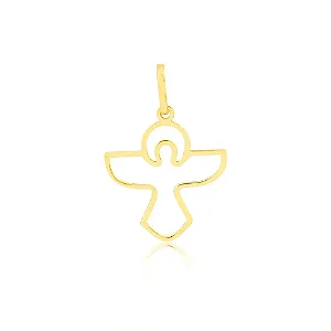 Pingente Dívino Espírito Santo de ouro 18k