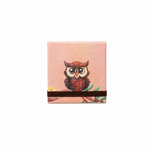 Bloco 8x8cm - Coruja 01