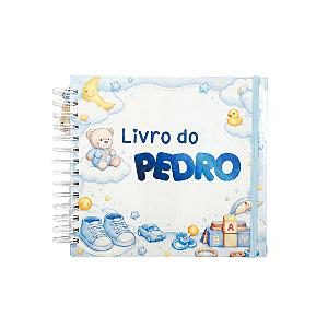 Diário de bebê (20x22,5cm) - Menino 01