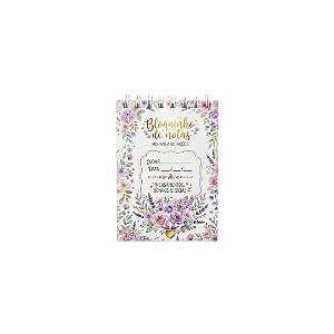 Bloco A6 (11x15,5cm) - Floral 01