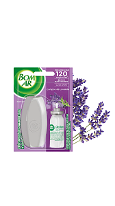 CLICK SPRAY CAMPOS DE LAVANDA (aparelho + refil) - Bom ar - 12mL