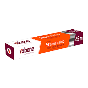 BOBINA PAPEL ALUMÍNIO - Vabene - 45cm X 65m