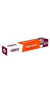 BOBINA PAPEL ALUMÍNIO - Vabene - 45cm X 65m