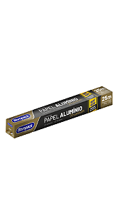 PAPEL ALUMÍNIO EXTRA FORTE - Bompack - 45cm X 25m