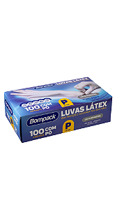 LUVAS LÁTEX COM PÓ - Bompack - PP/P/M/G/GG