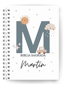Mini Biblia Ilustrada Infantil Bolso Nome Menino Masculino