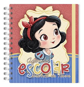 Agenda Permanente Sem Data Branca De Neve Personalizada