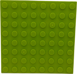 LEGO® Plate 8x8 - NOVO - Original - Lime