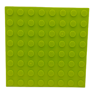 LEGO® Plate 8 x 8 - Lime - NOVO - Original - PB00007