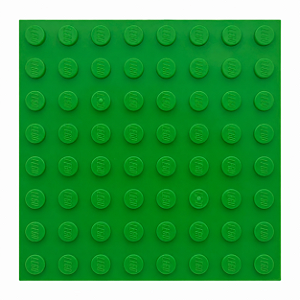 LEGO® Plate 8 x 8 Bright Green NOVO Original | PiraBloco® PB00009