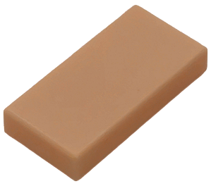 LEGO® Tile 1 x 2 - Light Nougat - NOVO - Original
