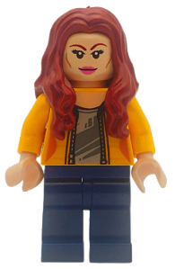 LEGO® April O'Neil - Hair Down - NOVO - Original - PB00030