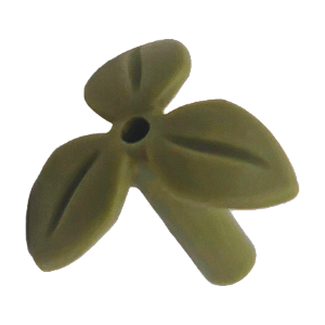 LEGO® Planta com 3 folhas - Olive Green - NOVO - Original - PB00038