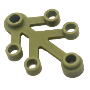 LEGO® Plant Leaves 4 x 3 - Olive Green - NOVO - Original - PB00049