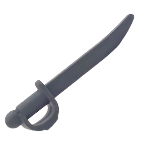 LEGO® Espada - Pirata - Imperial - Dark Bluish Gray - NOVO - Original - PB00076