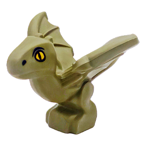 LEGO® Dragão Baby - Noroeguês Norberto - Verde Oliva - NOVO - Original - PB00100