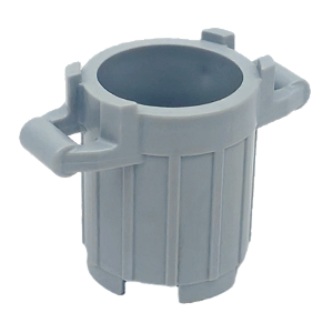 LEGO® Lixeira - Light Bluish Gray - NOVO - Original - PB00121