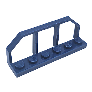 LEGO® Plate Modificada 1 x 6 Dark Blue NOVO Original | PB00168