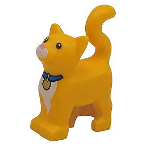 LEGO® Gato Sox 13786pb06 Bright Light Orange NOVO Original | PB00185