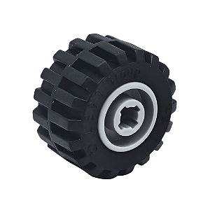 LEGO® Roda Completa Black Light Bluish Gray NOVO Original | PB00199