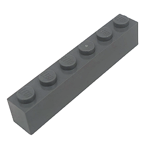 LEGO® Brick 1 x 6 Dark Bluish Gray NOVO Original | PB00206