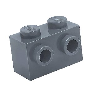 LEGO® Brick 1 x 2 Side Studs Dark Bluish Gray NOVO Original | PB00218