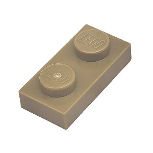 LEGO® Plate 1 x 2 Dark Tan NOVO Original | PB00225