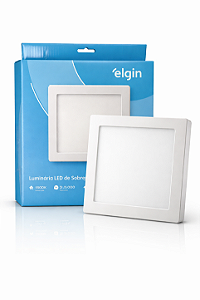 Luminária LED Elgin Sobrepor 18W 6500K