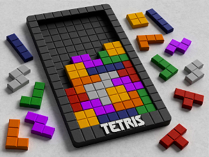 Tetris Quebra-Cabeça 3D Tangram Jogos Infantis Pedagógicos