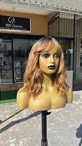 Peruca Wig ondulada curta