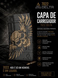 Capa para Magazine CBC Delta 7022 Cal .22 Camuflada