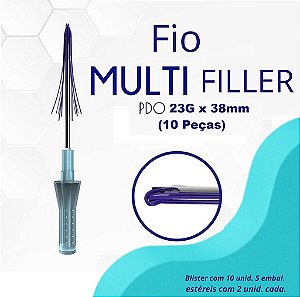 Fios Pdo Filler Multi Bomb Multifilamentosos thread 23G x 38mm (10 Unidades ) Loyoderm