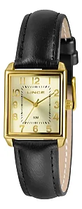 Relogio Lince Feminino RETANGULAR Dourado LQC4823L25 C2PX