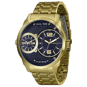 RELOGIO MASCULINO ANALOGICO DUAL TIME MRGH162L D2KX