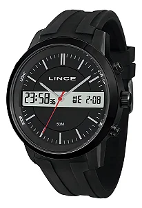 Relógio Lince Masculino MAP4489L P1PX Anadigi Alarme Preto
