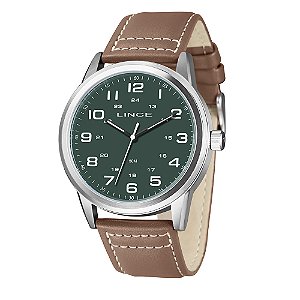 RELOGIO LINCE MASCULINO ANALOGICO MRCH286L46 E2NT PRATA