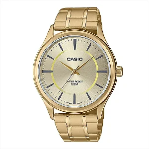 Relógio Casio Masculino Analógico Dourado LTC-100G-9EVDF