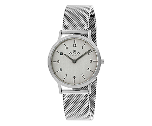 RELÓGIO OSLO FEMININO SLIM OFBSSS9T0003 G2SX PRATEADO