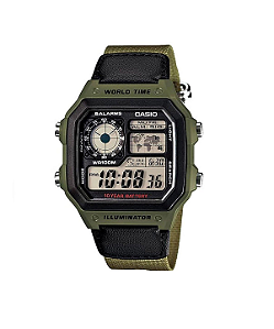 Relógio Masculino Casio Digital - AE-1200WHB-3BVDF