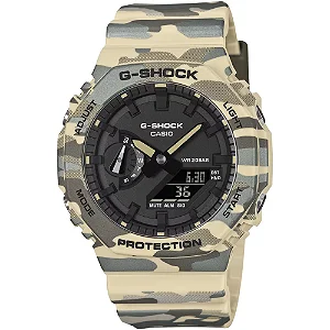 Relógio Casio G-SHOCK GA-2100CM-5A Carbon Camuflado