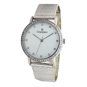 Relógio Feminino Classic Champion Prata
